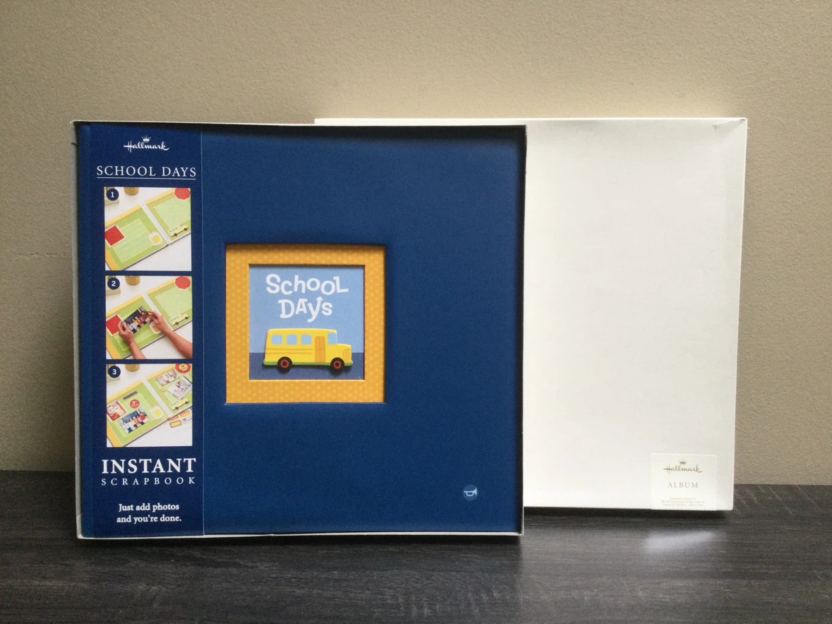 Hallmark School Days Instant Scrapbook New
