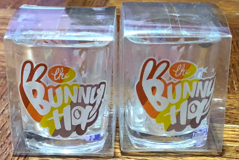 The Bunny Hop Shot Glasses (Set of 2)