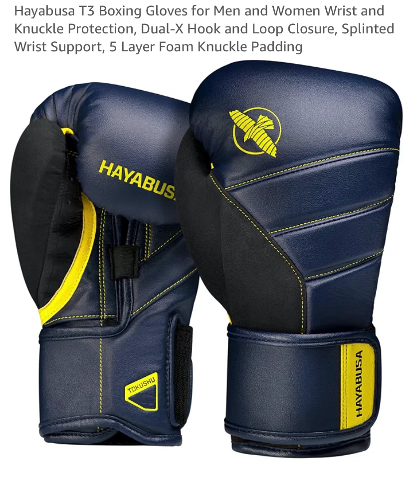 New Hayabusa T3 Boxing Gloves 16oz