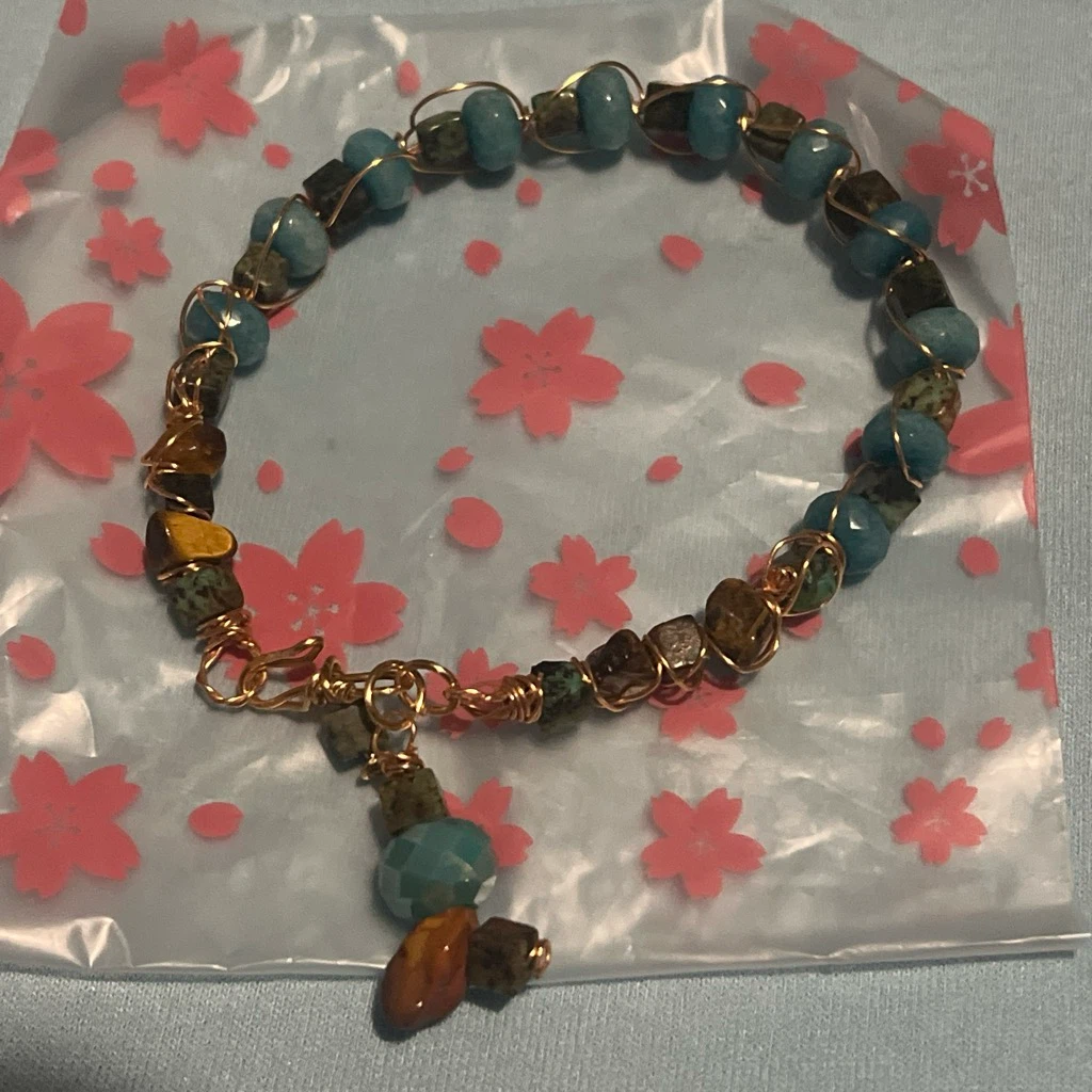 Beaded Bracelet with Charm - photo 2