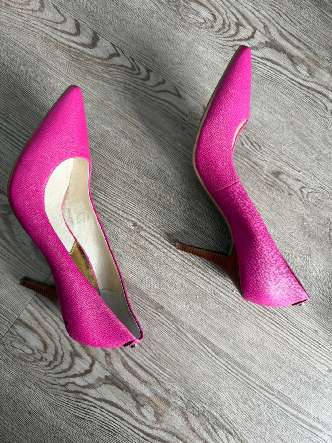 Michael Kors Pink Pointed Toe Heels Size - photo 2