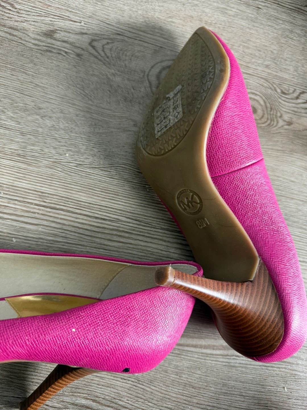 Michael Kors Pink Pointed Toe Heels Size - photo 3
