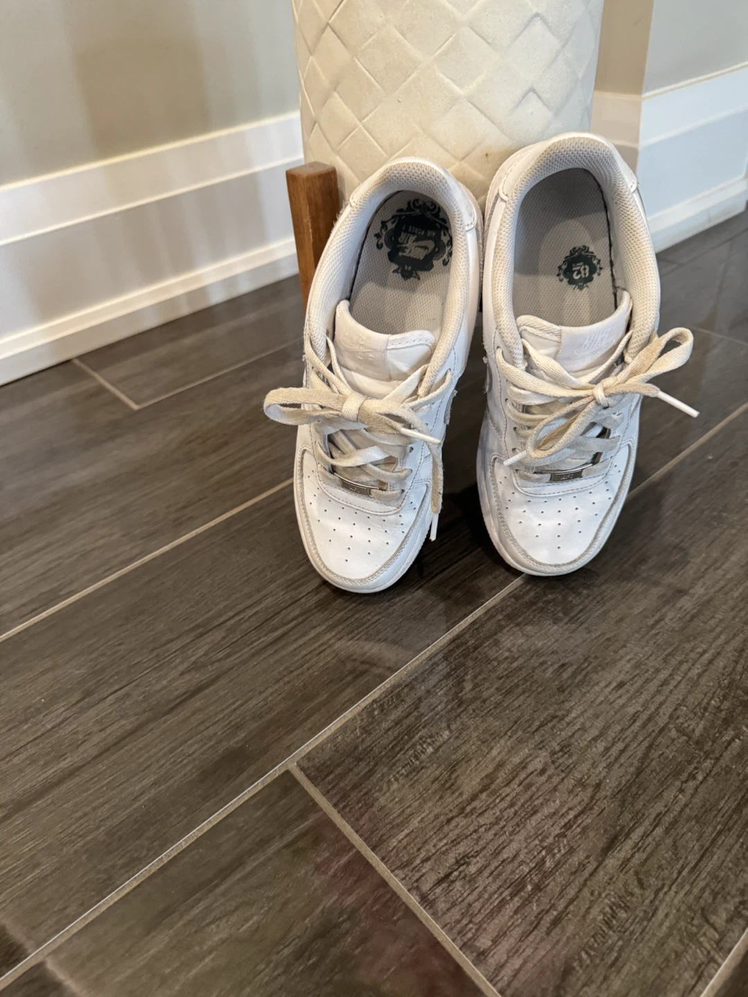 Nike Air Force 1 White Sneakers - photo 3