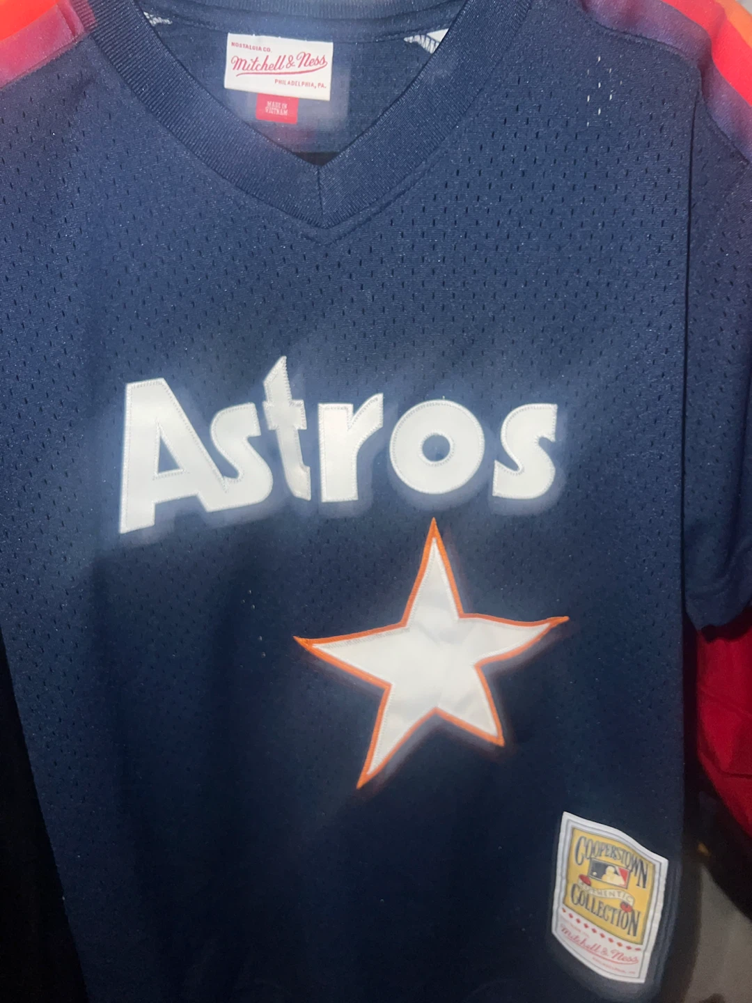 Mitchell & Ness Houston Astros Ryan #34 Baseball Jersey Size M