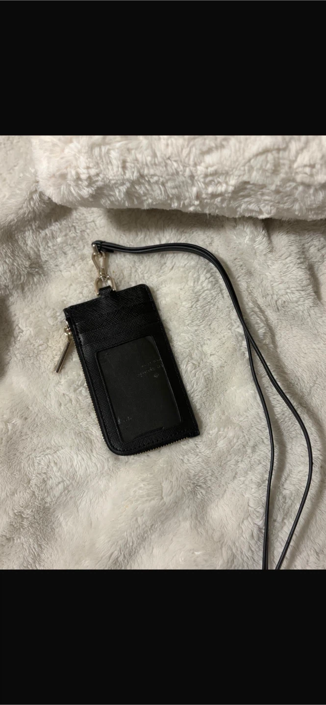 Kate Spade Black Card Holder with Lanyard - photo 2