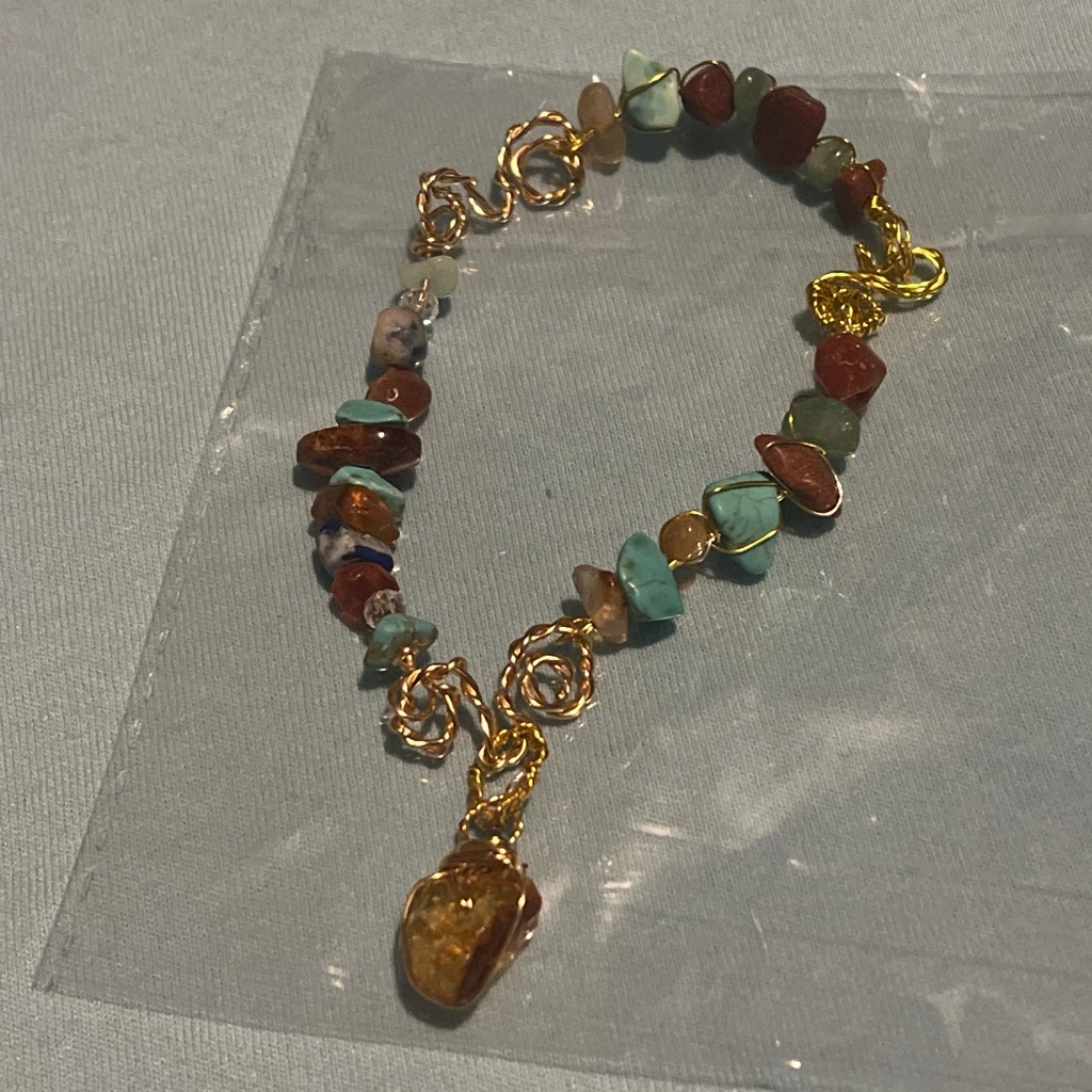 Boho Beaded Bracelet with Charm - photo 2