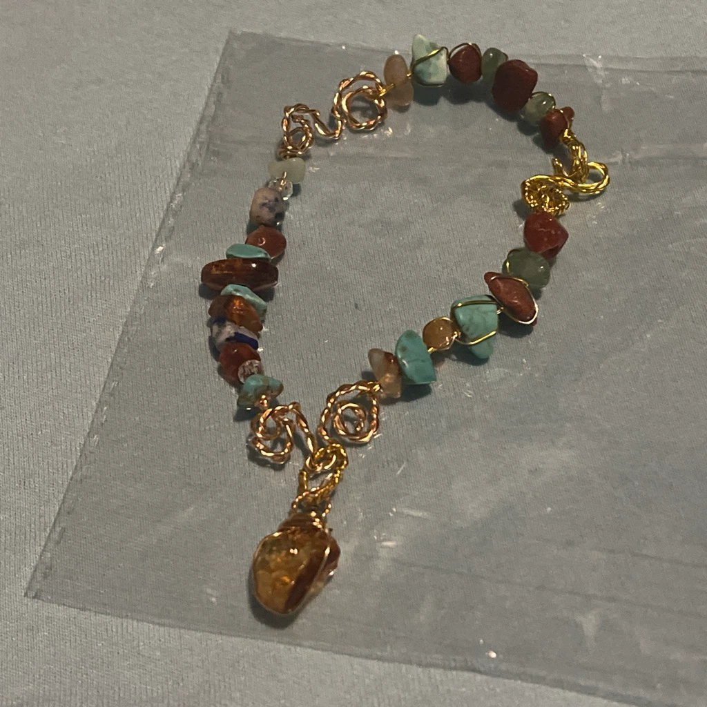 Boho Beaded Bracelet with Charm - photo 3