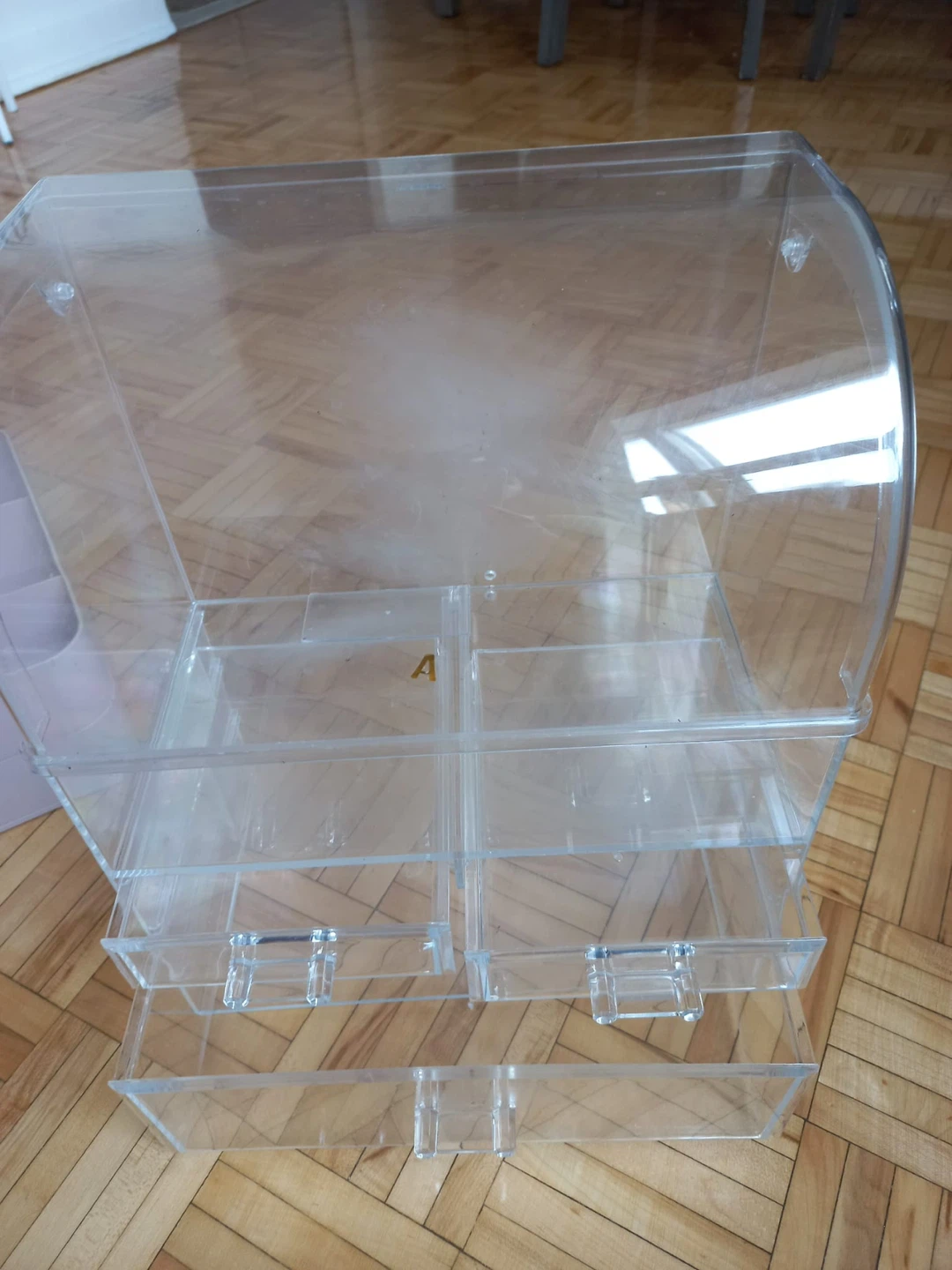 Pink and Clear Makeup Organizer Set - photo 4