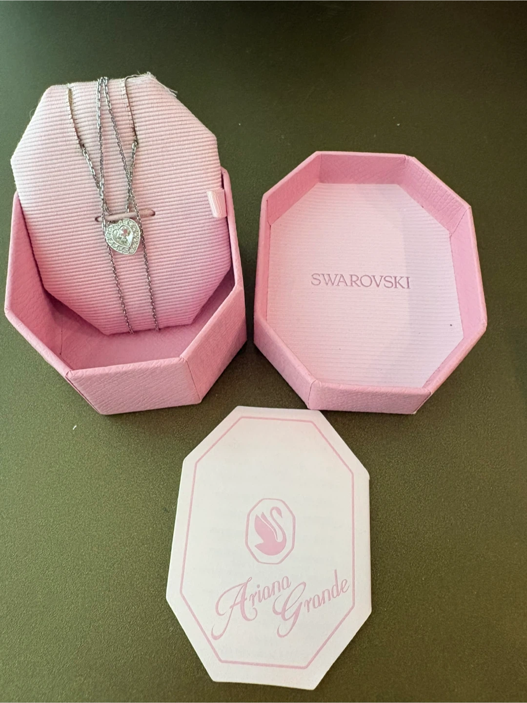 Swarovski Heart Pendant Necklace- Ariana Grande Collection