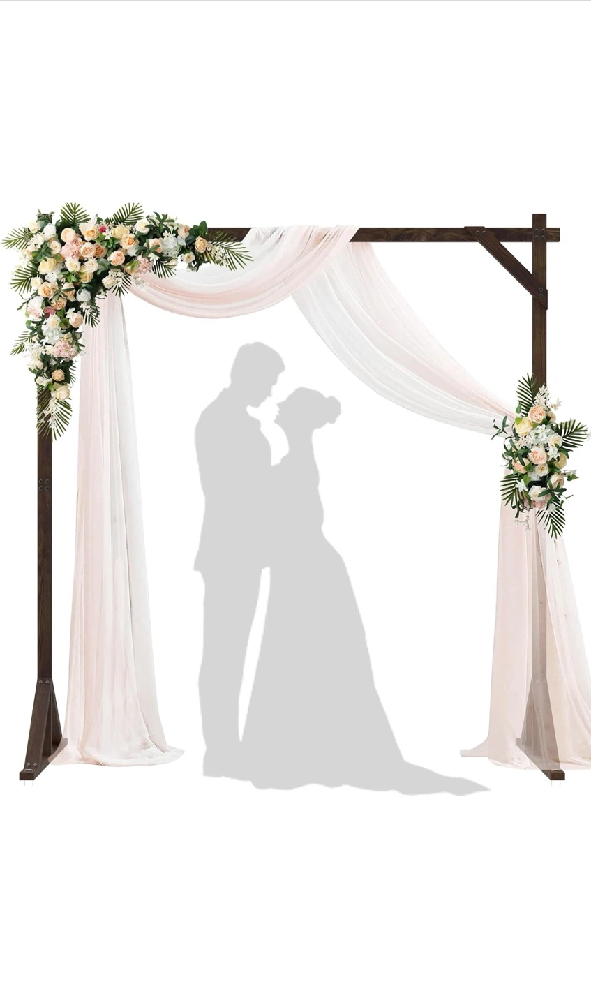 Wooden Wedding Arch - photo 2