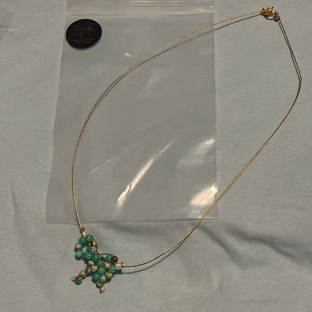 Handmade Beaded Dog Necklace