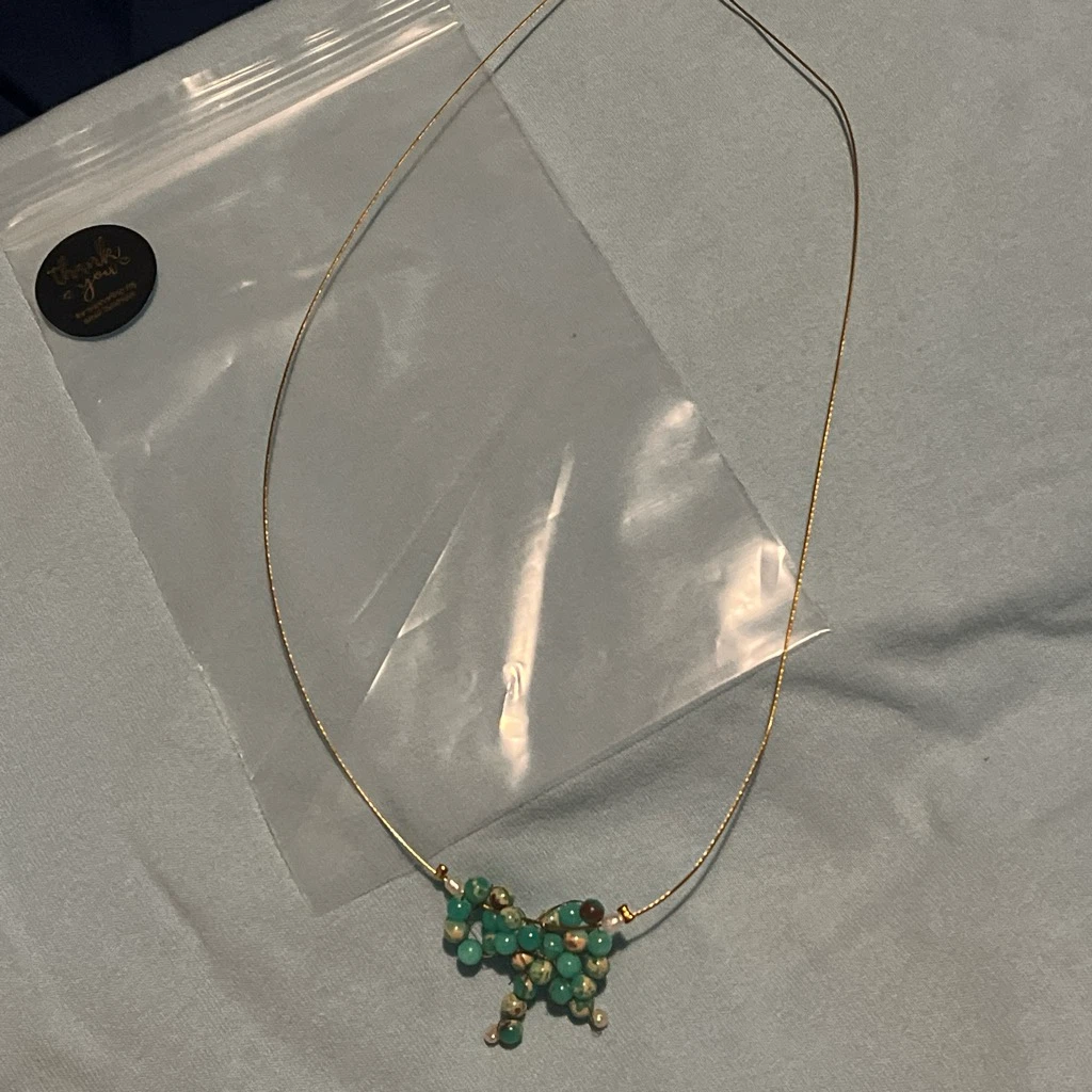 Handmade Beaded Dog Necklace - photo 2