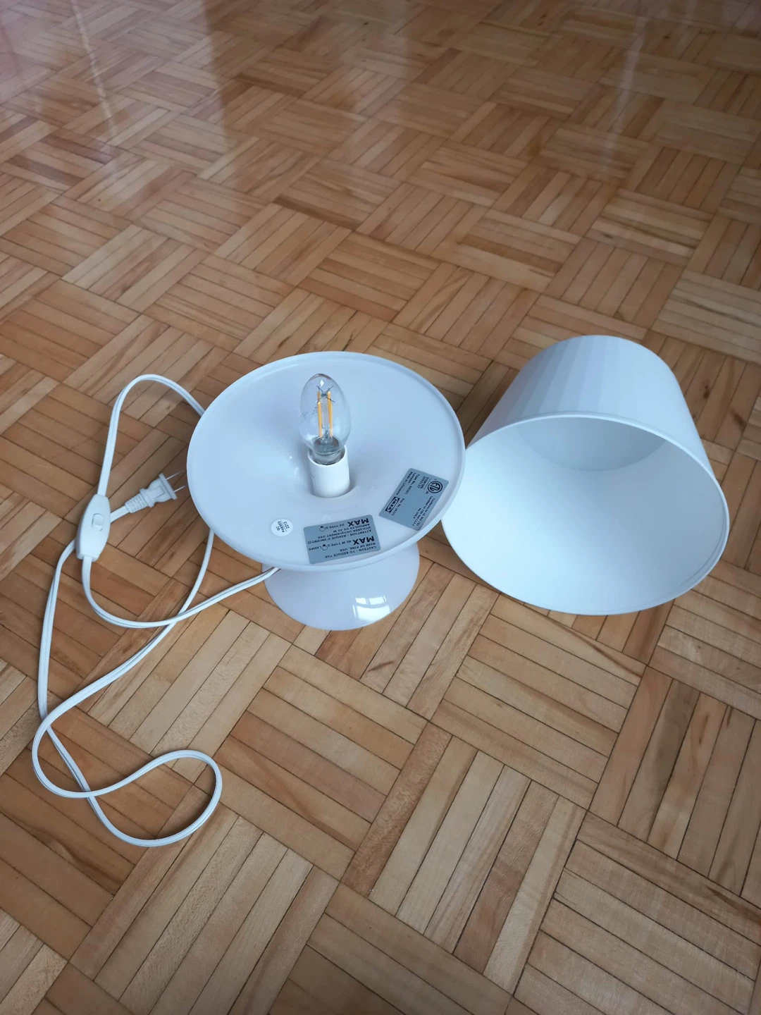 White Table Lamp