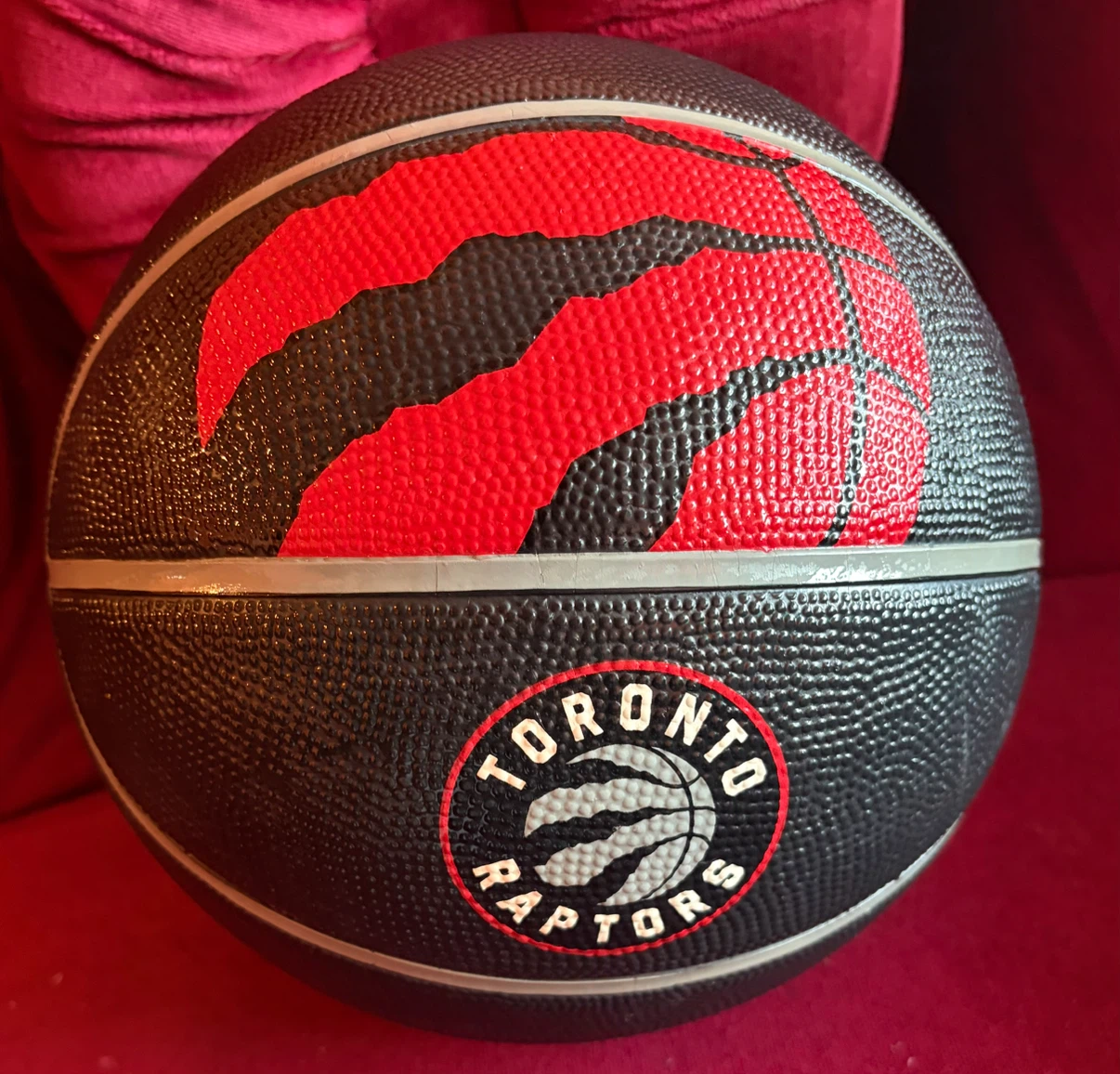 Spalding Toronto Raptors Courtside Outdoor Basketball Size 7 - photo 2