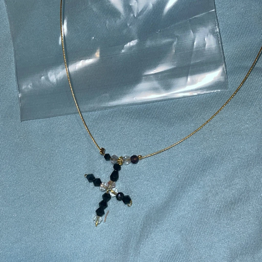 Beaded Cross Necklace - photo 2