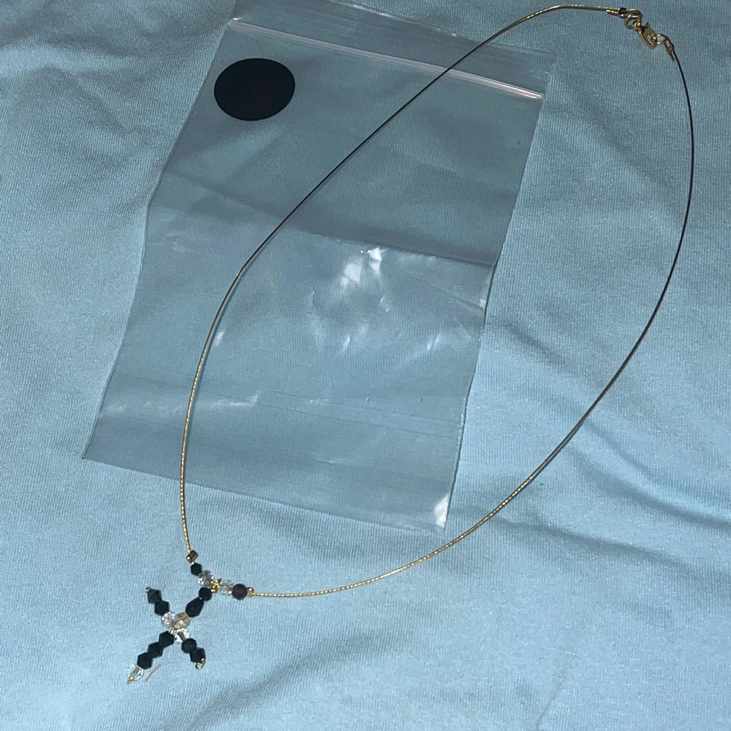 Beaded Cross Necklace - photo 3