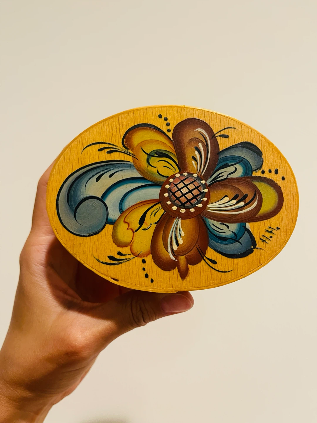 New Vintage Wooden Box from Norway