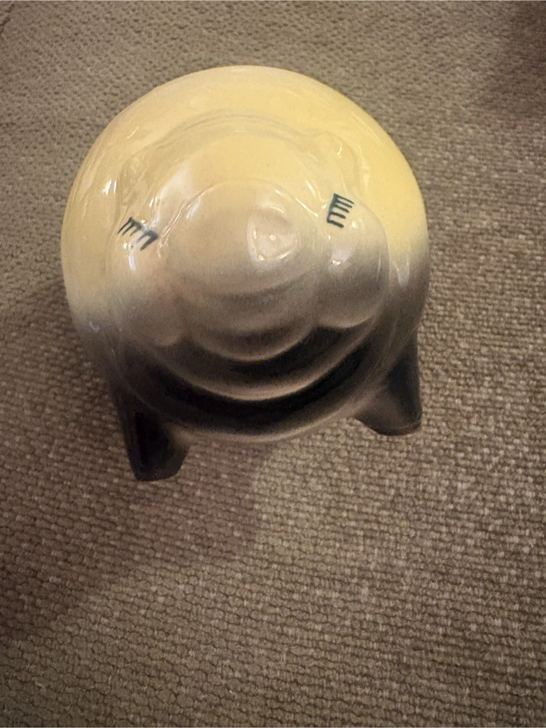 Ceramic Piggy Planter Pot USA pottery