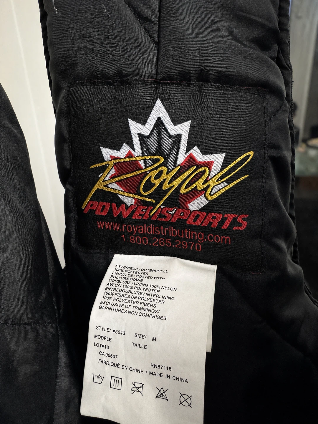 Pro Max Insulated Snowmobile Bib Pants – Size M - photo 2