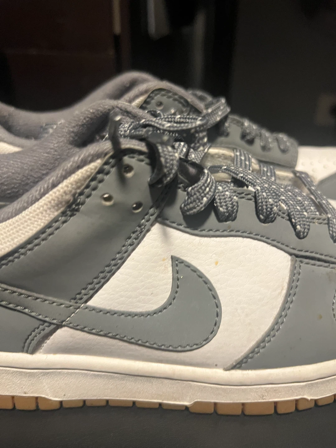 Nike Dunk Low Grey White Sneakers