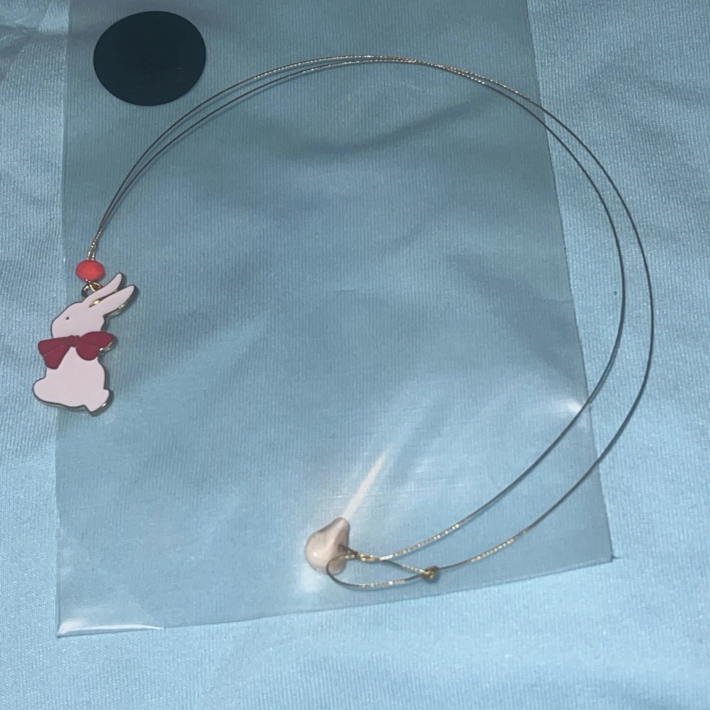 Cute Bunny Charm Necklace - photo 2