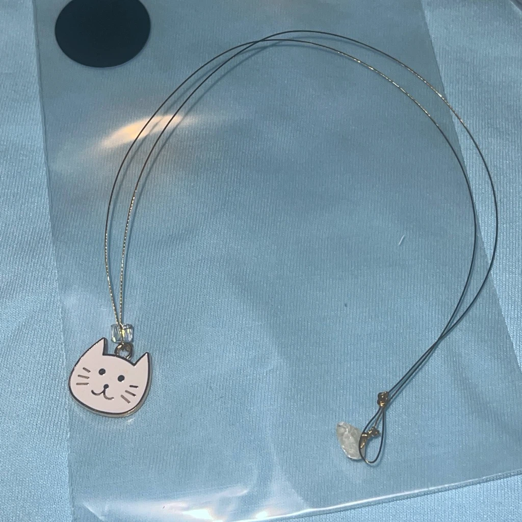Cute Cat Face Pendant Necklace