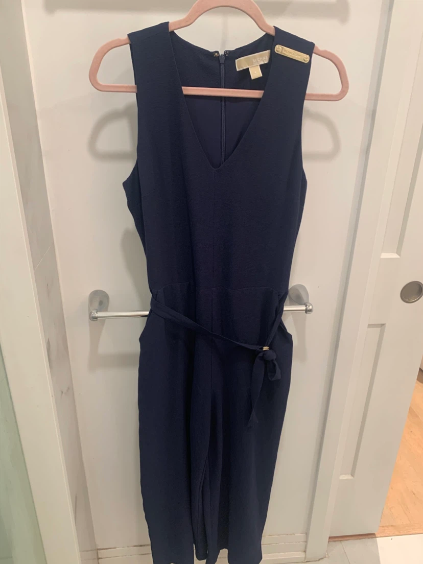 💙 Michael Kors Navy Blue Jumpsuit Size 4/ XS 💙