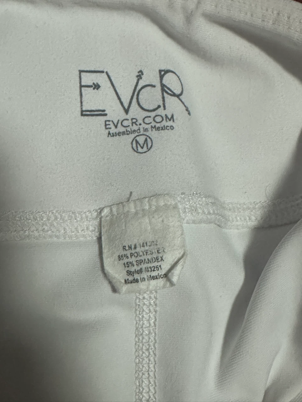 EVCR White Athletic Pants Size M - photo 2