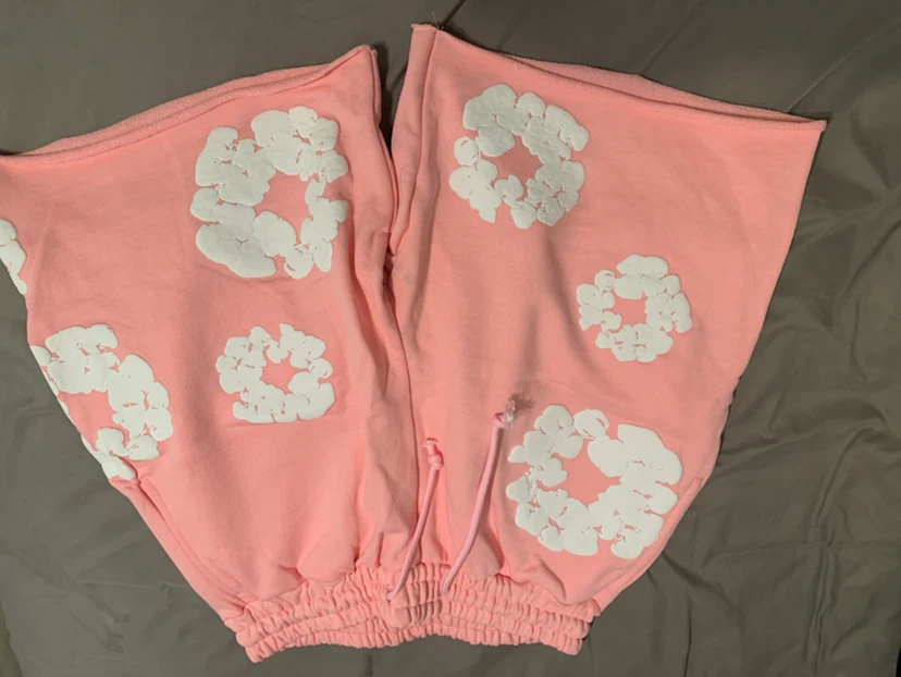 DENIM TEARS Pink Cloud Shorts