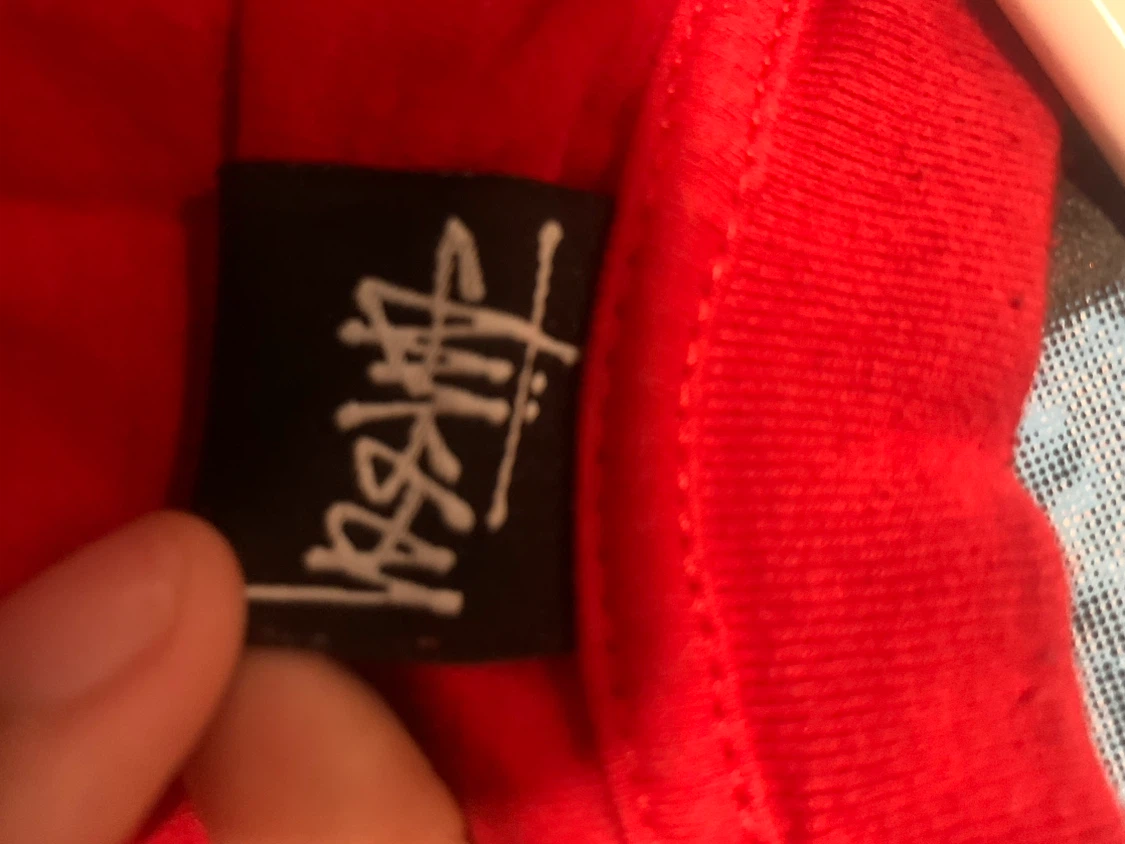 Large men’s Stüssy Red T-Shirt with Dice Graphic - photo 3