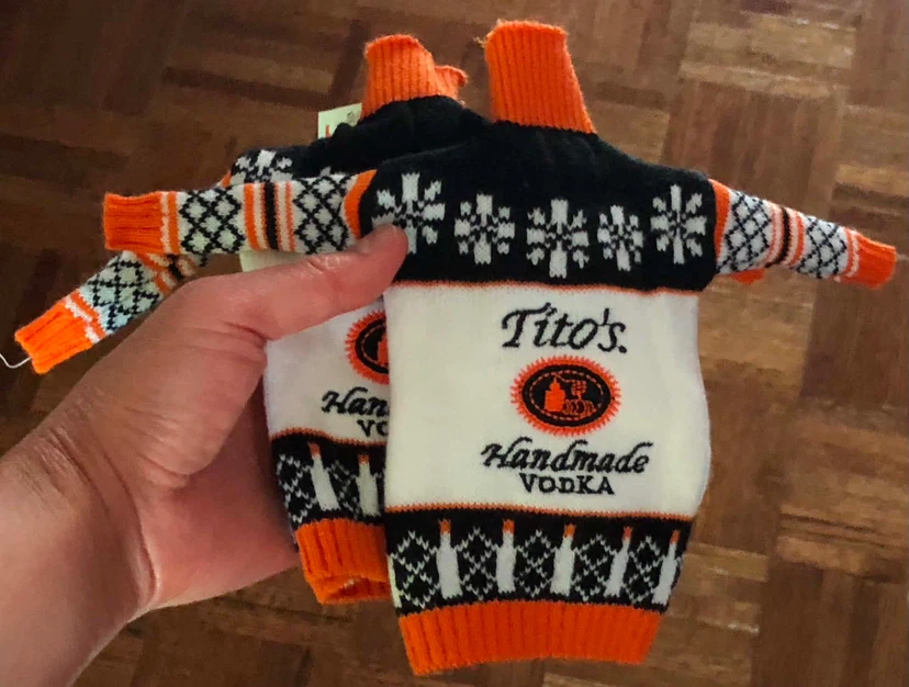 Tito's Handmade Vodka Bottle Sweaters (Set of 2) - photo 3