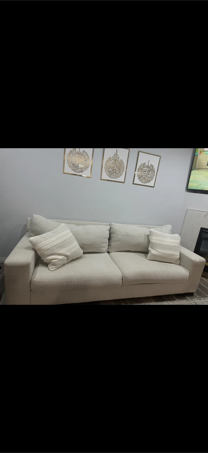 Sofa and loveseat