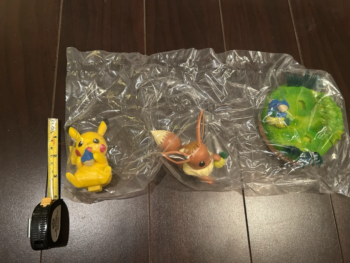Pokemon Pikachu & Eevee Figure Set - photo 3