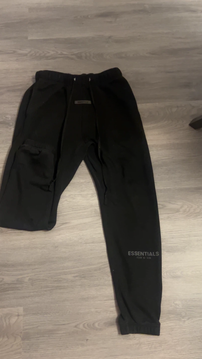 Black Essentials Fear of God Sweatpants