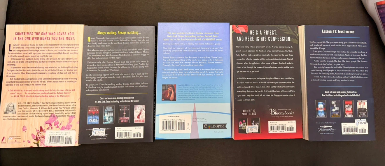 Romance/ thriller book lot - photo 3