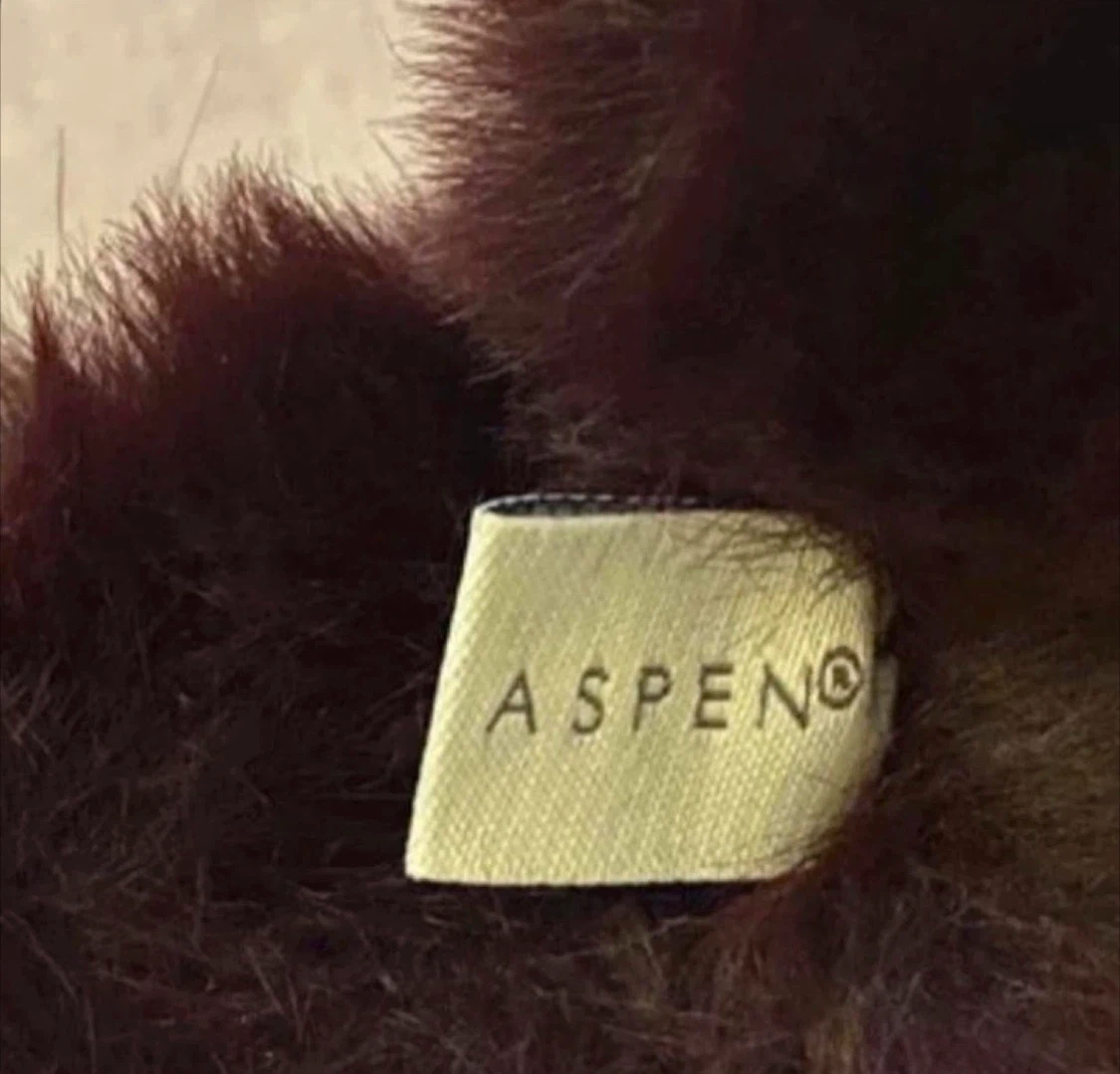 Aspen Faux Fur Earmuffs - Burgundy - photo 3