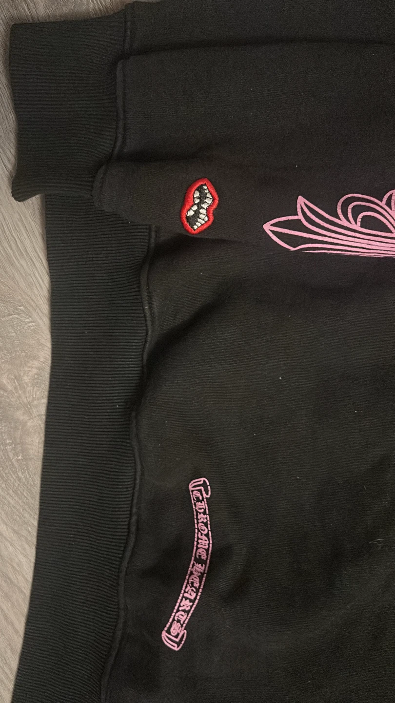 Black Chrome Hearts Hoodie - photo 3