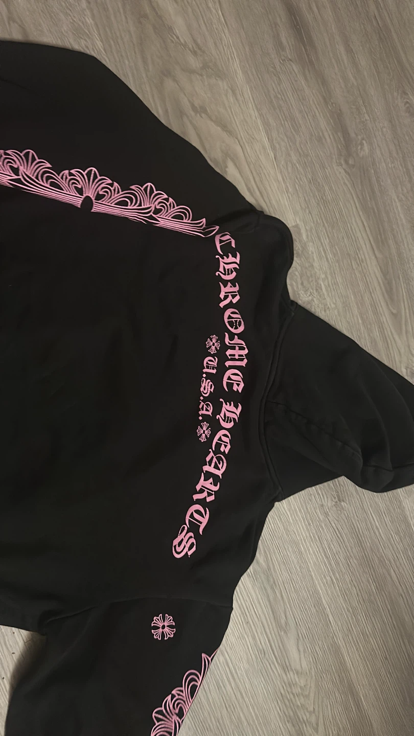 Black Chrome Hearts Hoodie - photo 4