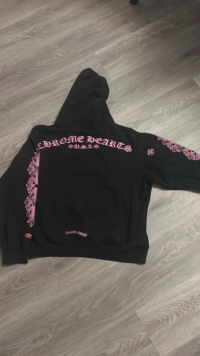 Black Chrome Hearts Hoodie - photo 5