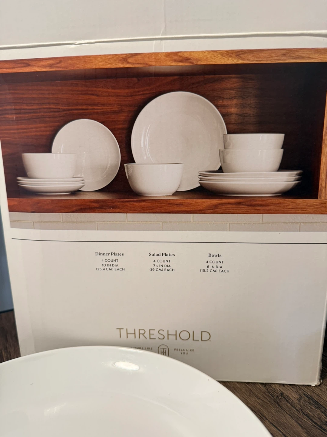 Threshold 12-Piece Stoneware Dinnerware Set - photo 2