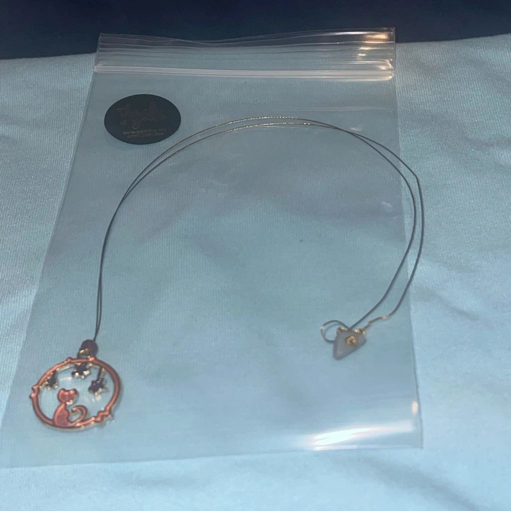Cat and Star Pendant Necklace - photo 2