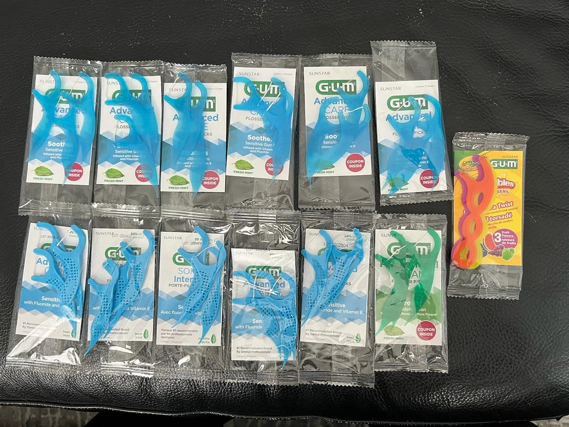 NEW GUM Flossers and Picks - Lot of 13 - photo 2