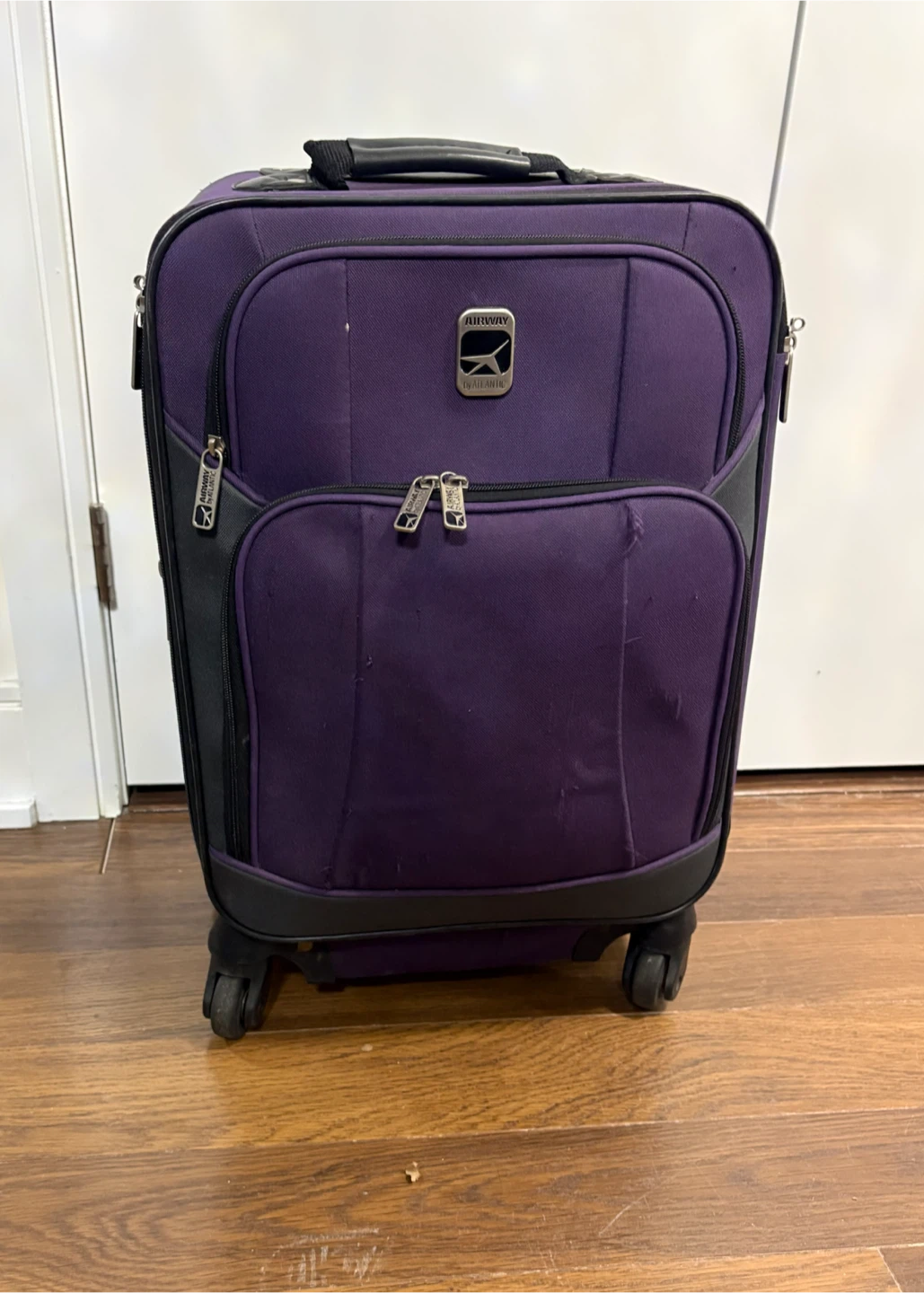 Purple Carry-On Luggage