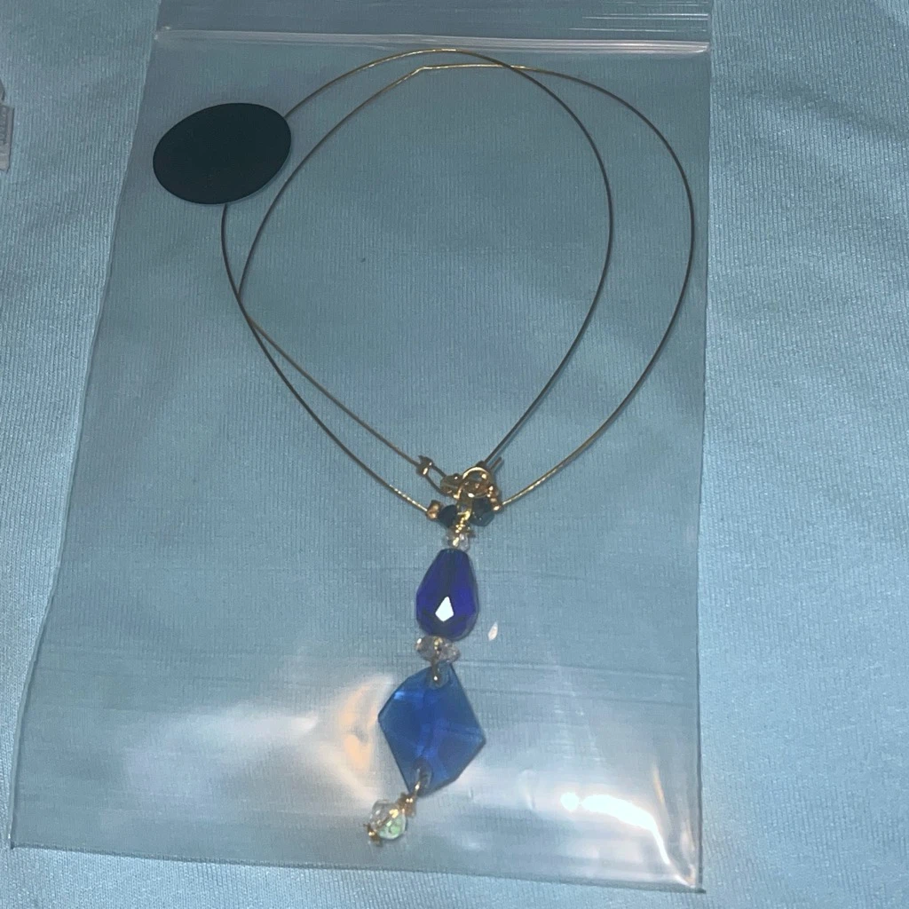 Blue Beaded Necklace