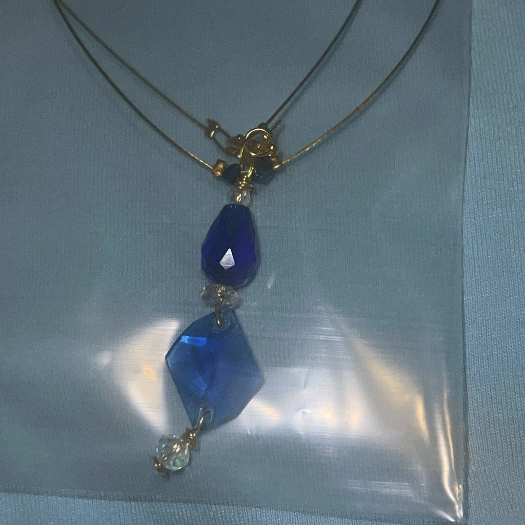 Blue Beaded Necklace - photo 2