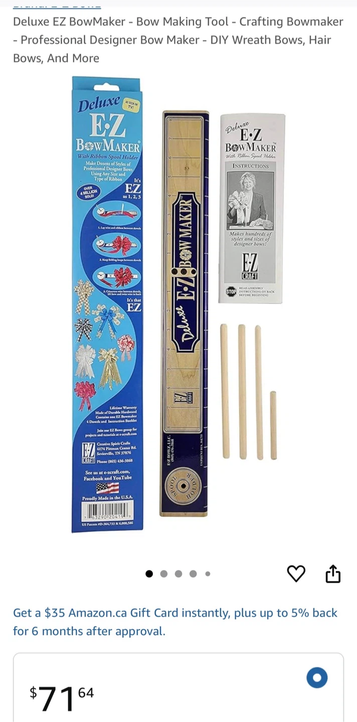 Deluxe EZ Bow Maker - Professional Bow Making Tool - photo 2