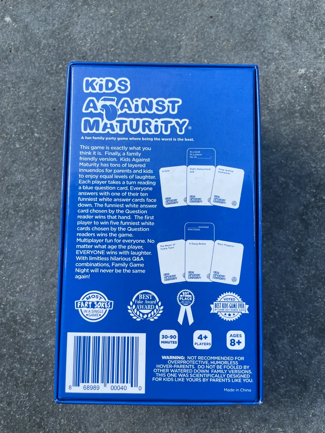 Kids Against Maturity Family Party Game - photo 2