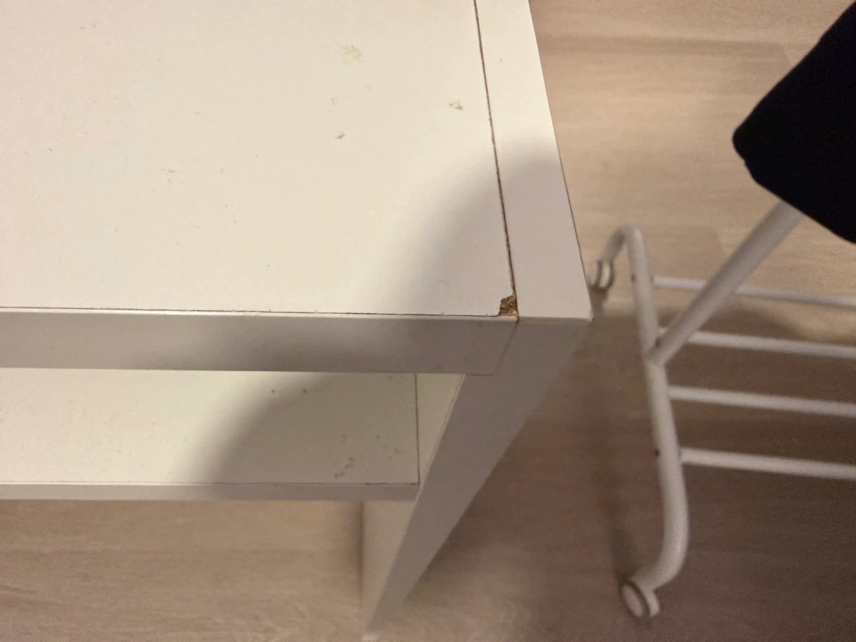 IKEA TORALD Desk White - photo 4