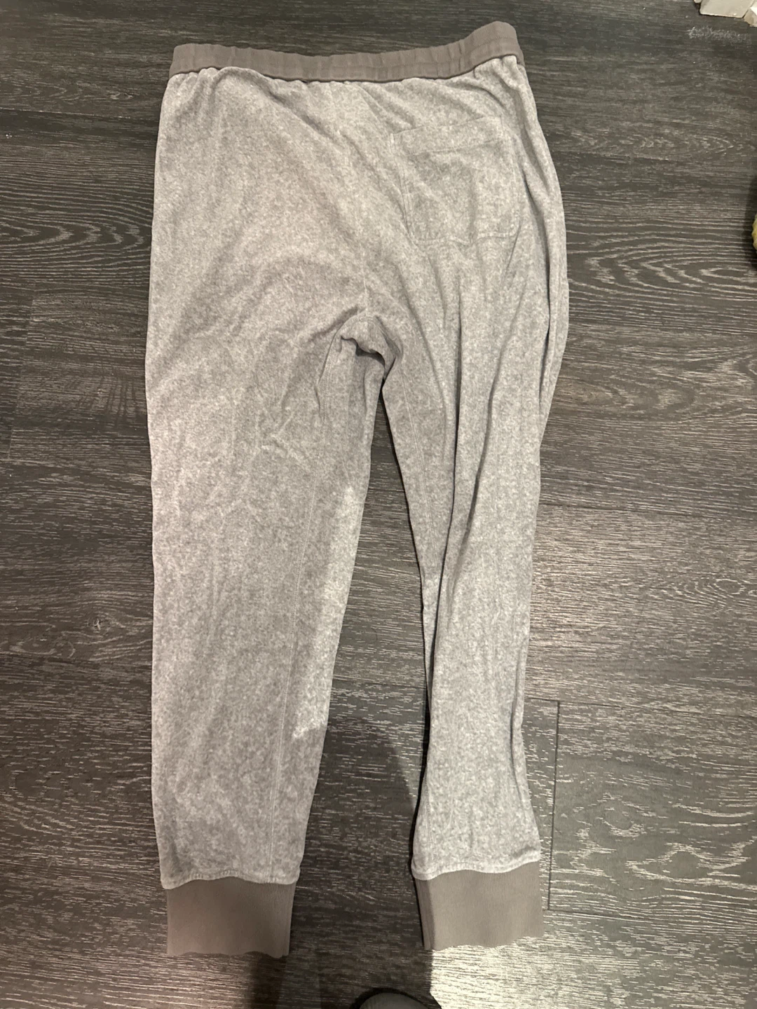 3.1 Phillip Lim Grey Velour Jogger Pants - Size M - photo 4