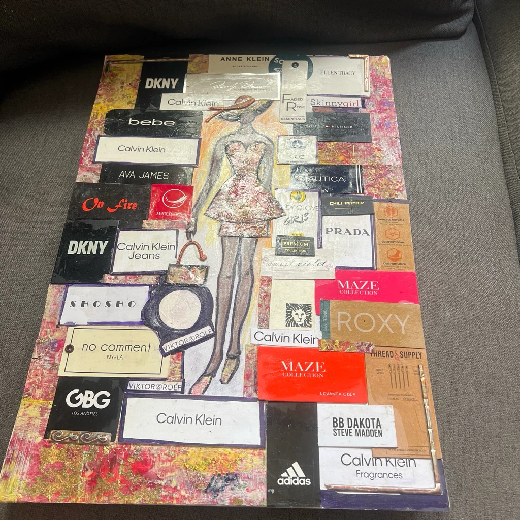 Mixed Brand Fashion Collage Artwork